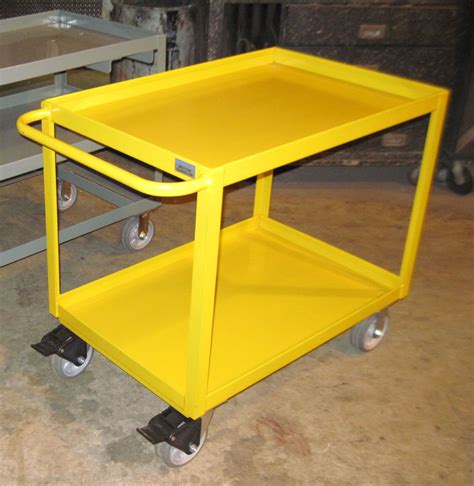 steel industrial carts on wheels